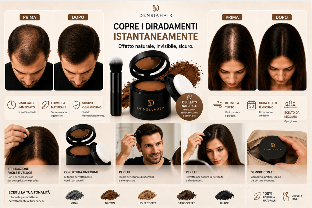 DENSIAHAIR™ — Polvere Effetto Volume Istantaneo